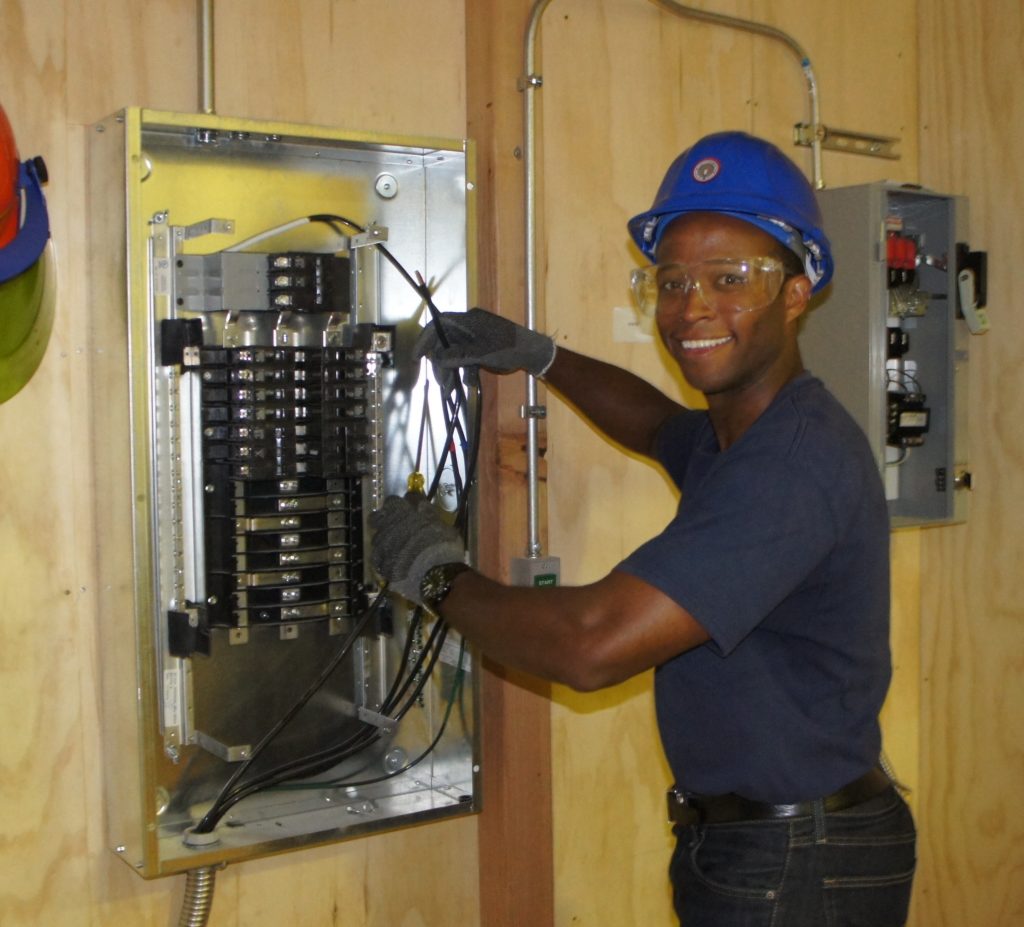 Our Electrician�s Training in April Bancroft